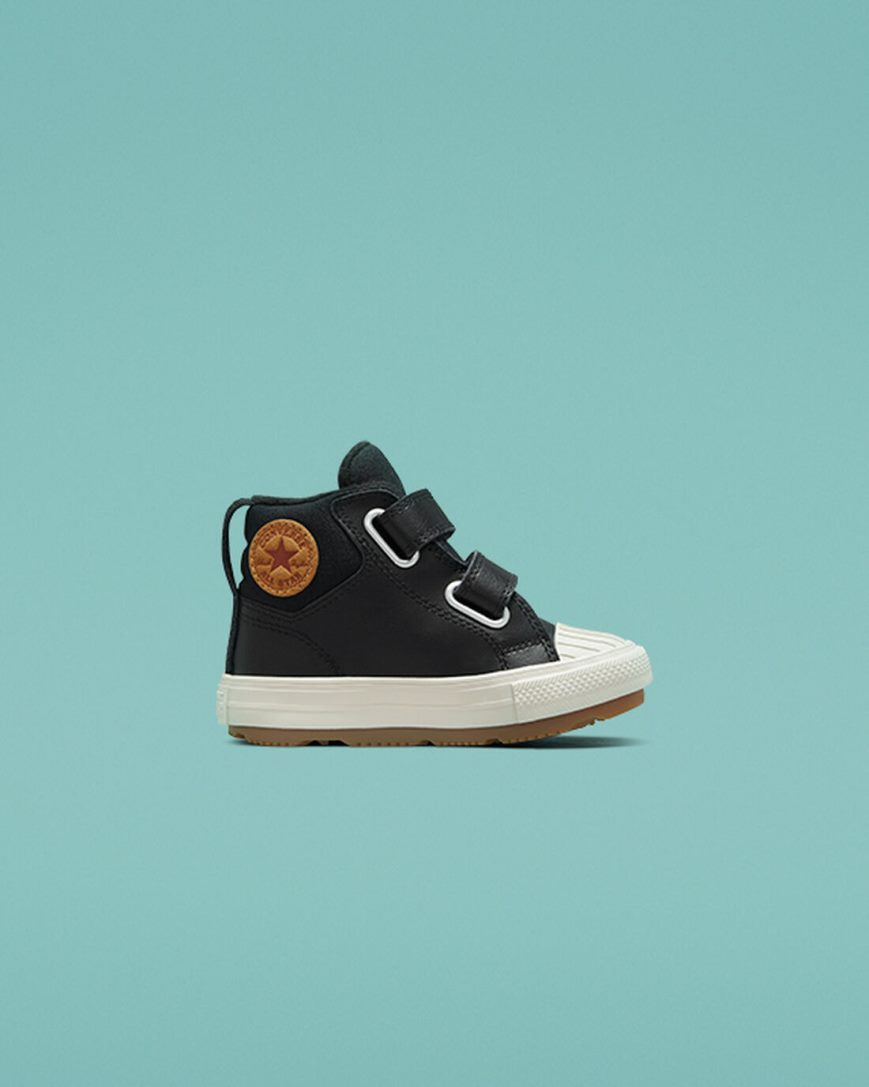 Zapatillas Altas Converse Chuck Taylor All Star Berkshire Boot Easy-On Cuero Niña Negras | PE 457PE0